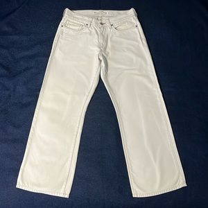 Vintage 90's Express White/ Cream Relaxed Fit Baggy Denim